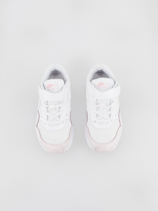 Air max baskets à scratch sc blanc rose enfant - Nike