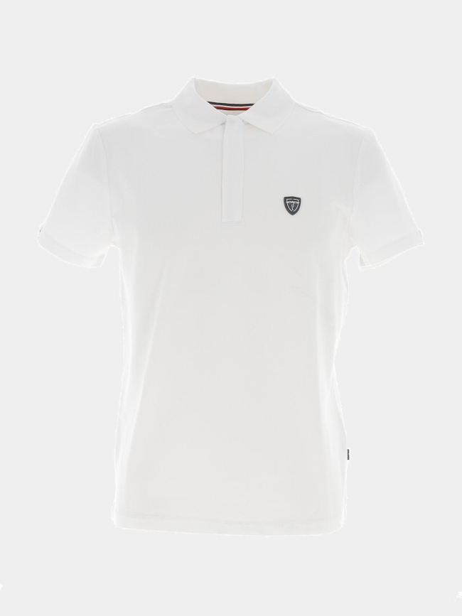 Polo stretch gregory blanc homme - Izac