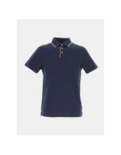 Polo guillaume bleu marine homme - Izac