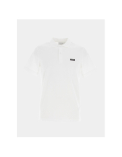 Polo stretch pique blanc homme - Calvin Klein