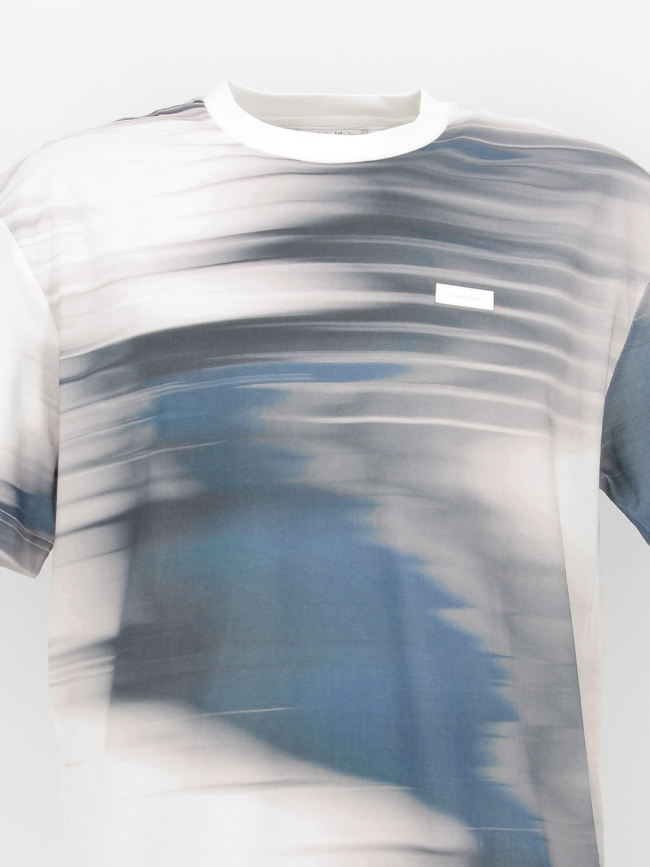 T-shirt glitch confort multicolore homme - Calvin Klein T-shirt glitch confort multicolore homme - Calvin Klein