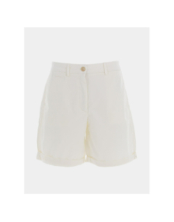 Short chino co blend écru femme - Tommy Hilfiger