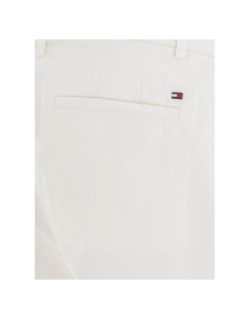 Short chino co blend écru femme - Tommy Hilfiger