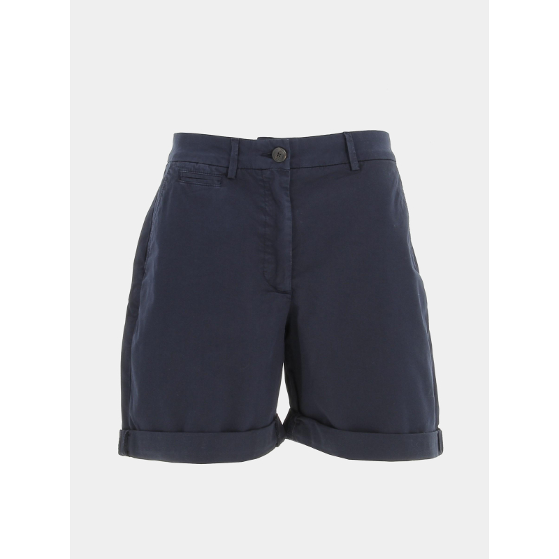 Short chino co blend bleu marine femme - Tommy Hilfiger