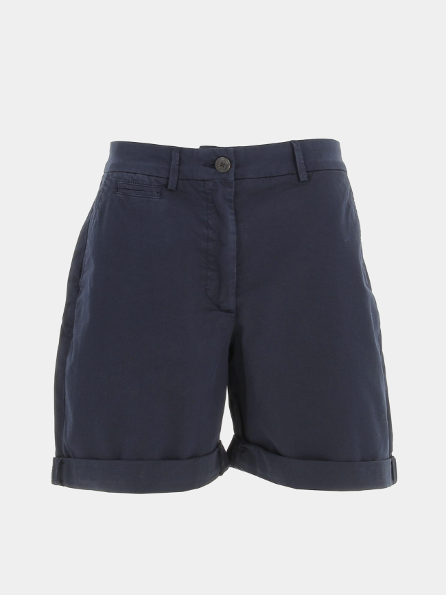 Short chino co blend bleu marine femme - Tommy Hilfiger