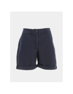 Short chino co blend bleu marine femme - Tommy Hilfiger