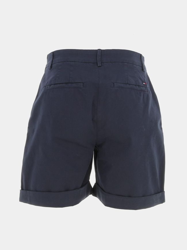 Short chino co blend bleu marine femme - Tommy Hilfiger