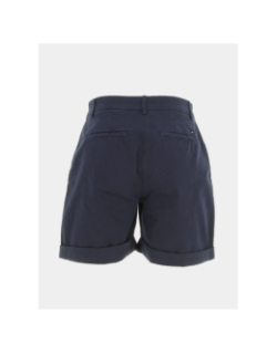 Short chino co blend bleu marine femme - Tommy Hilfiger