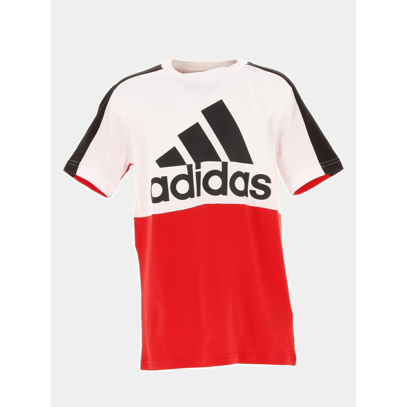 T-shirt sport logo rouge enfant - Adidas