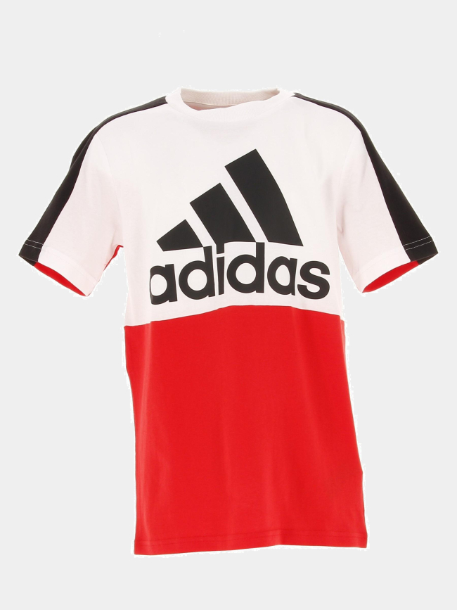 T-shirt sport logo rouge enfant - Adidas
