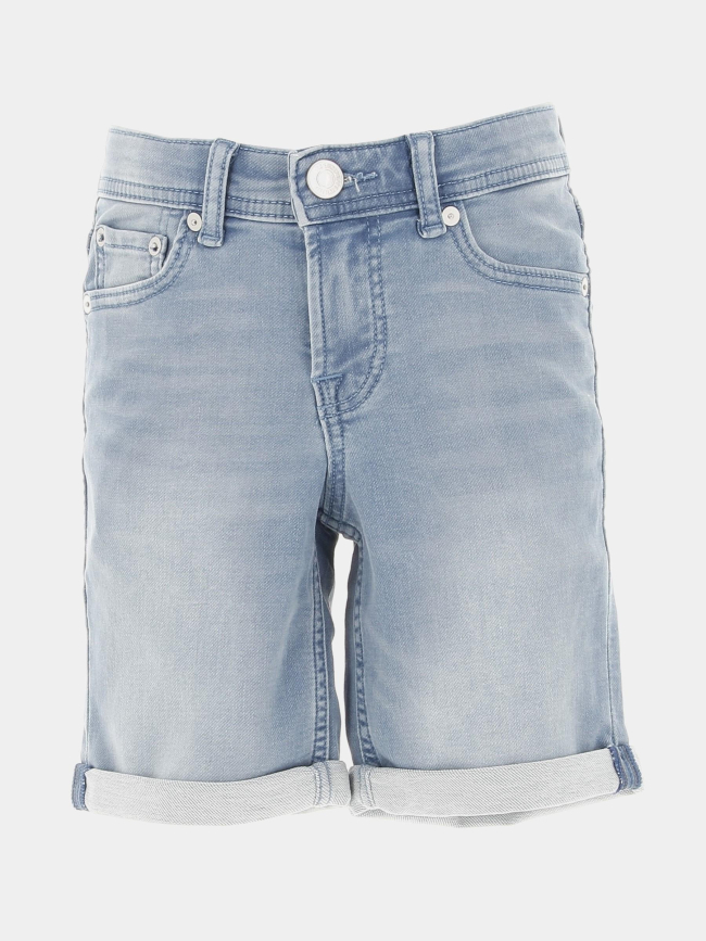 Short en jean original denim bleu garçon - Jack & Jones