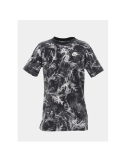 T-shirt nsw camo leaf noir garçon - Nike