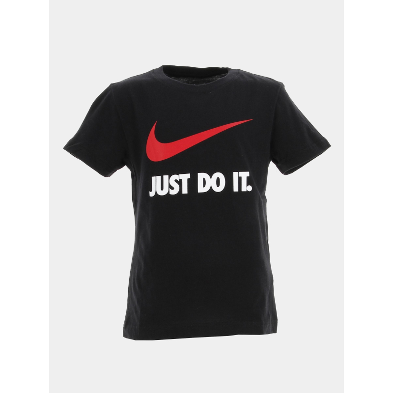 T-shirt sport swoosh noir garçon - Nike