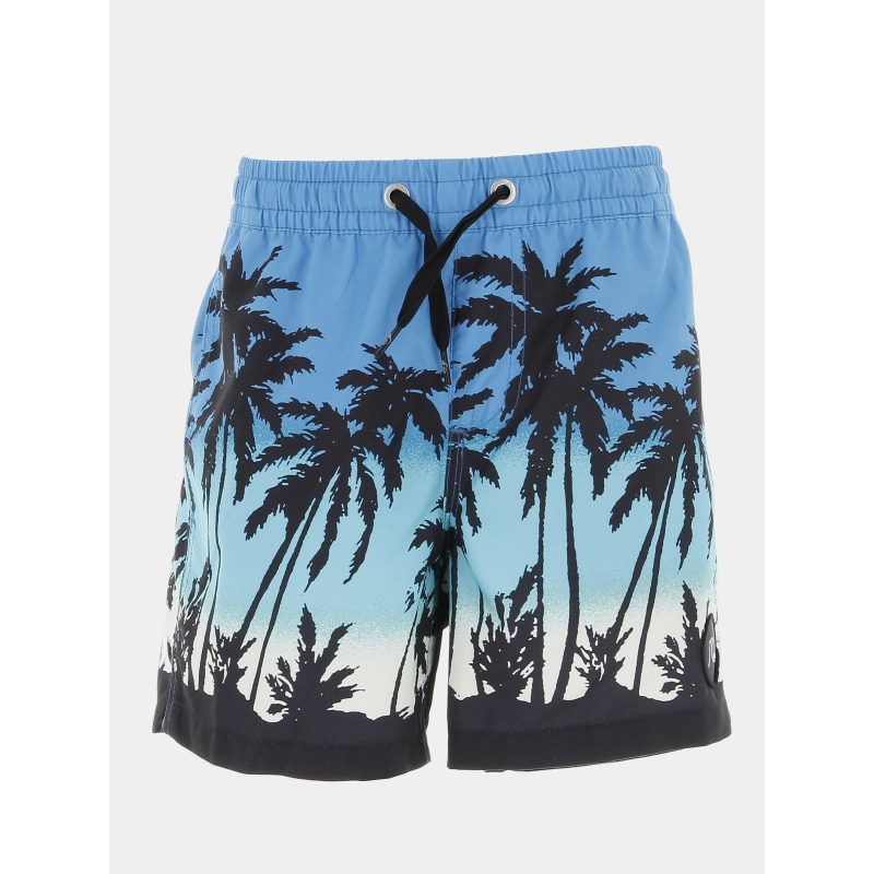 Short de bain palmiers bleu garçon - Quiksilver