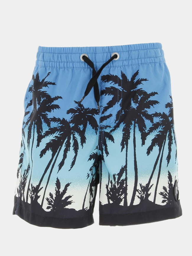 Short de bain palmiers bleu garçon - Quiksilver