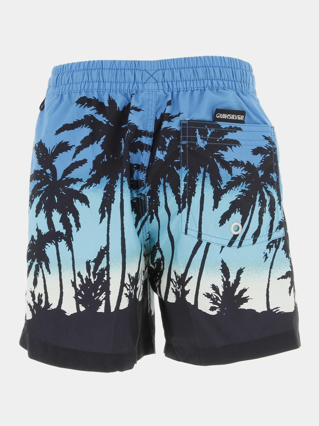 Short de bain palmiers bleu garçon - Quiksilver