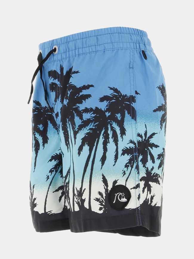 Short de bain palmiers bleu garçon - Quiksilver