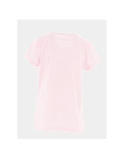 T-shirt manches courtes rose fille - Adidas