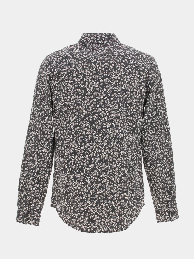 Chemise à fleurs luxe mini floral noir homme - Guess