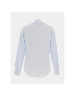 Chemise poplin stretch slim bleu homme - Calvin Klein