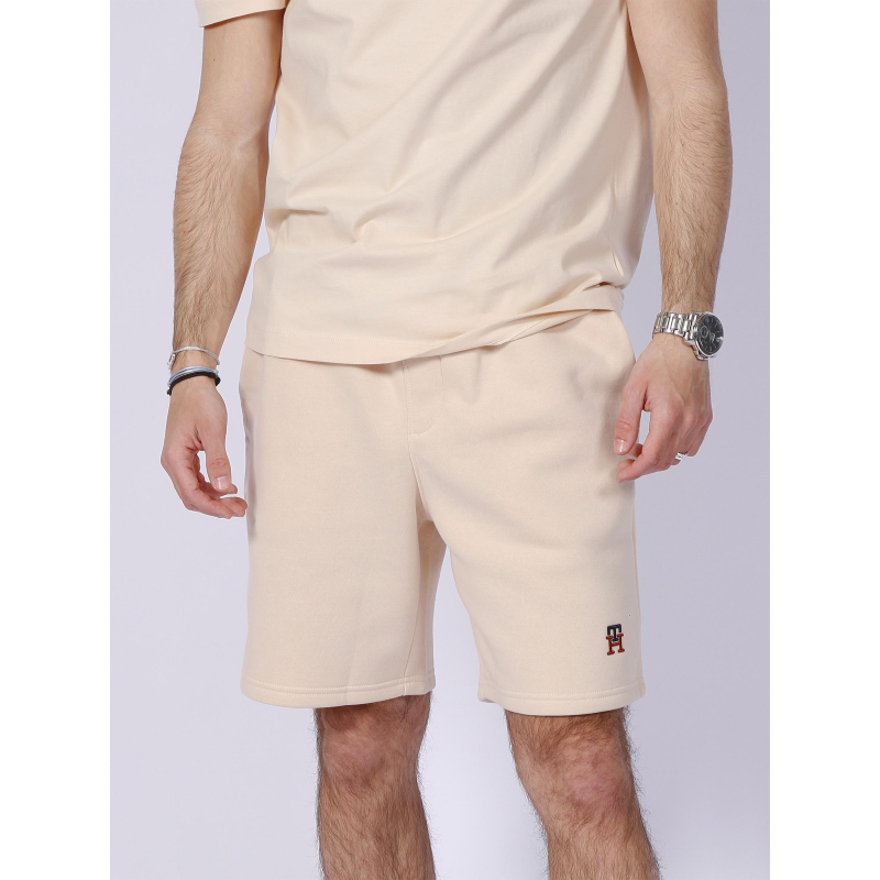 Short petit logo beige homme - Tommy Hilfiger