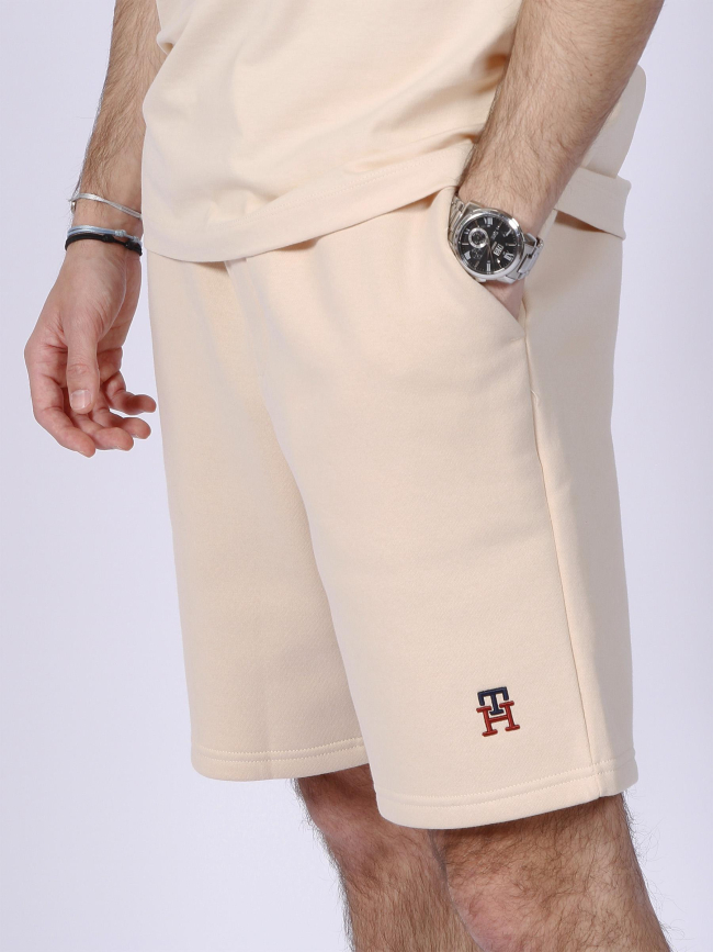 Short petit logo beige homme - Tommy Hilfiger