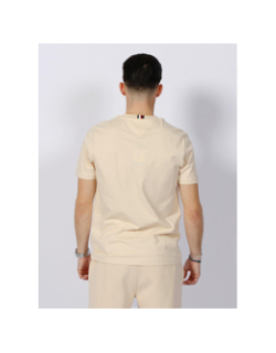 T-shirt petit logo beige homme - Tommy Hilfiger