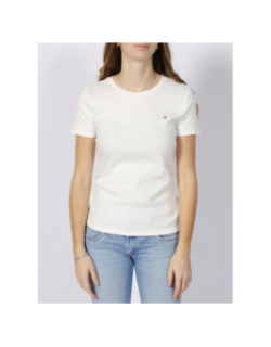 T-shirt slim cody blanc femme - Tommy Hilfiger