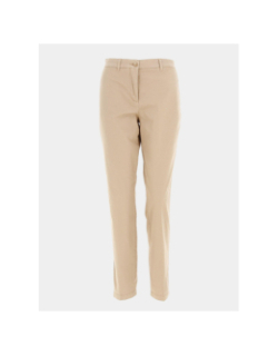 Pantalon chino slim co blend maron femme - Tommy Hilfiger