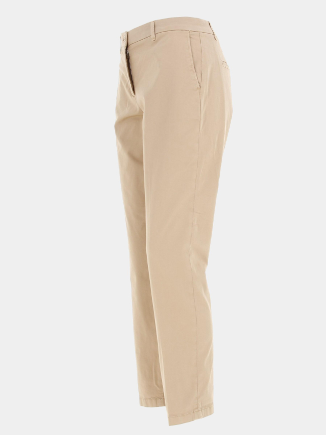 Pantalon chino slim co blend maron femme - Tommy Hilfiger