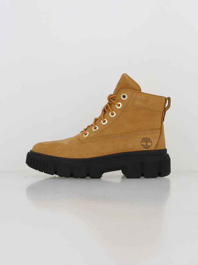 Boots greyfield en cuir nubuck marron femme - Timberland