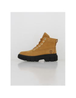 Boots greyfield en cuir nubuck marron femme - Timberland