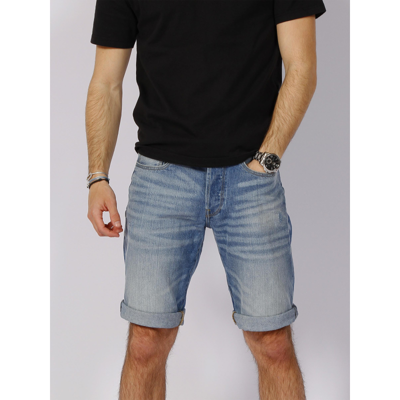 Short en jean 3301 aged bleu homme - G Star