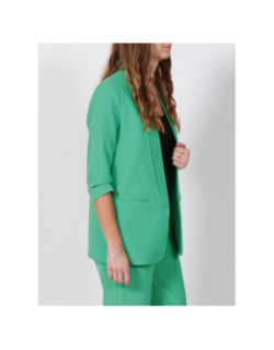 Veste blazer elly life manche 3/4 vert femme - Only