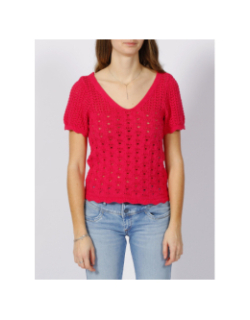 T-shirt becca life tricot rose femme - Only