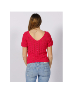 T-shirt becca life tricot rose femme - Only