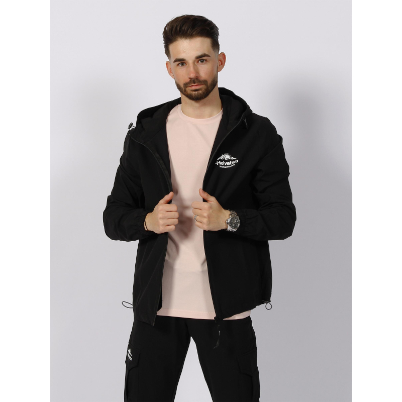 Veste imperméable wenga noir homme - Helvetica