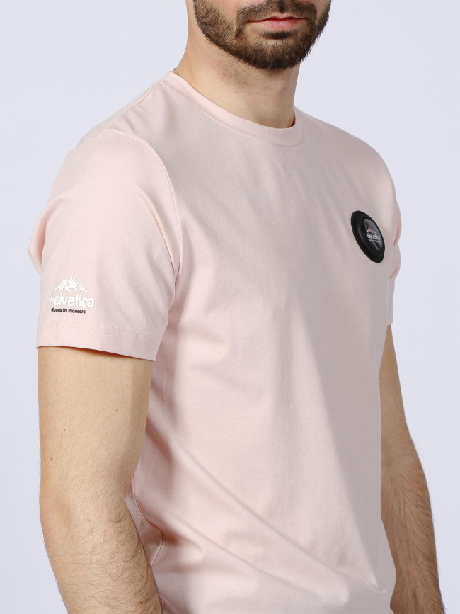 T-shirt ajaccio rose homme - Helvetica