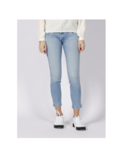 Jean skinny mystery crop bleu femme - Salsa