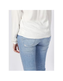 Jean skinny mystery crop bleu femme - Salsa