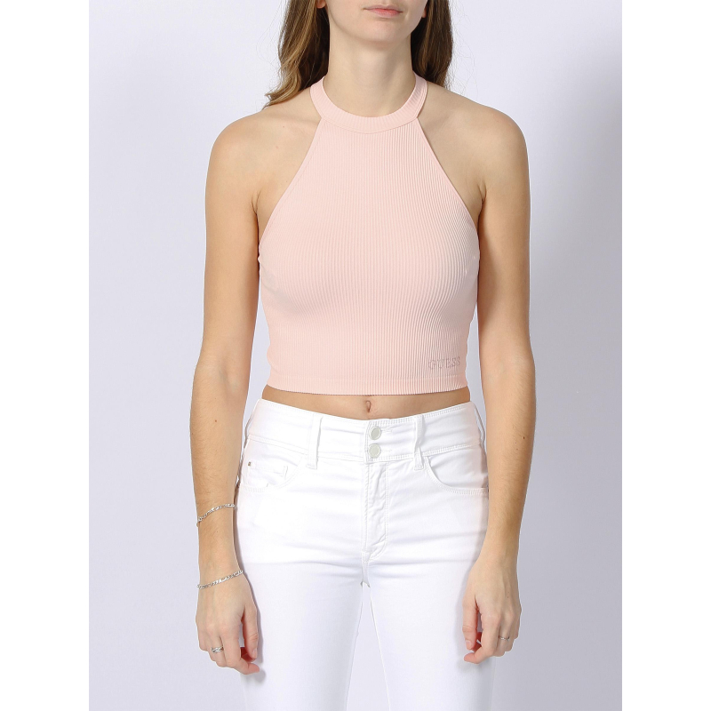 Débardeur dos dentelle tori rose femme - Guess