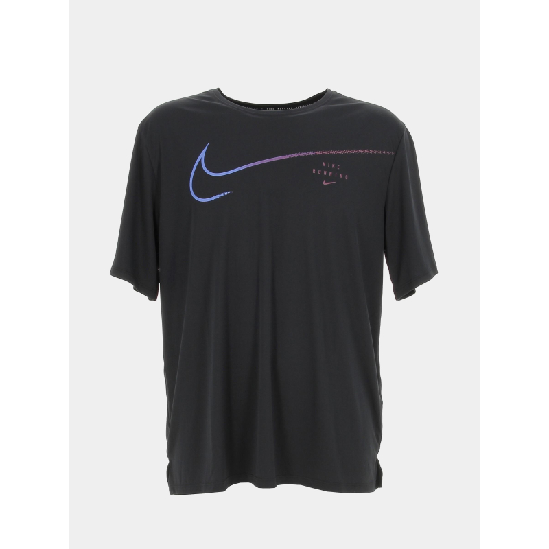 T-shirt de running miler noir homme - Nike