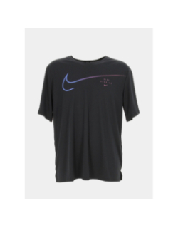T-shirt de running miler noir homme - Nike