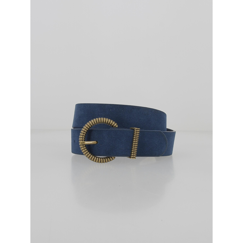 Ceinture suede chona bleu femme - Pieces