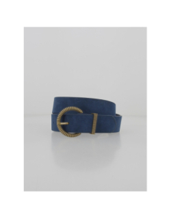 Ceinture suede chona bleu femme - Pieces