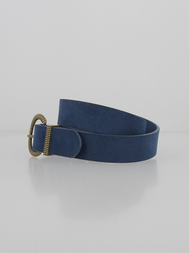 Ceinture suede chona bleu femme - Pieces