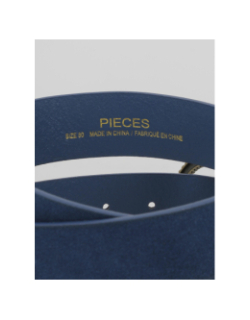 Ceinture suede chona bleu femme - Pieces