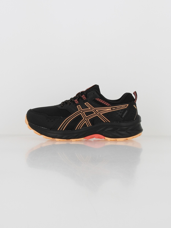 Chaussures de trail waterproof gel venture 9 noir femme - Asics