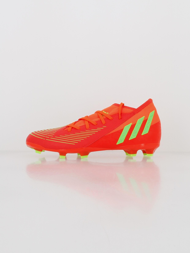 Chaussures de football predator edge 3 fg orange enfant - Adidas