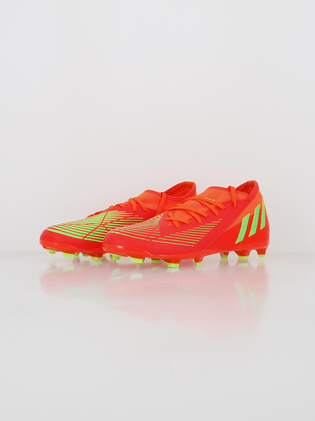 Chaussures de football predator edge 3 fg orange enfant - Adidas